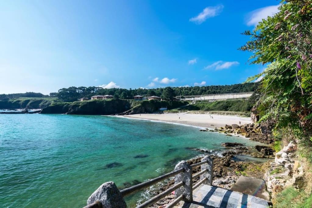 Apartamento Deluxe Vistas Al Mar Burela Bagian luar foto