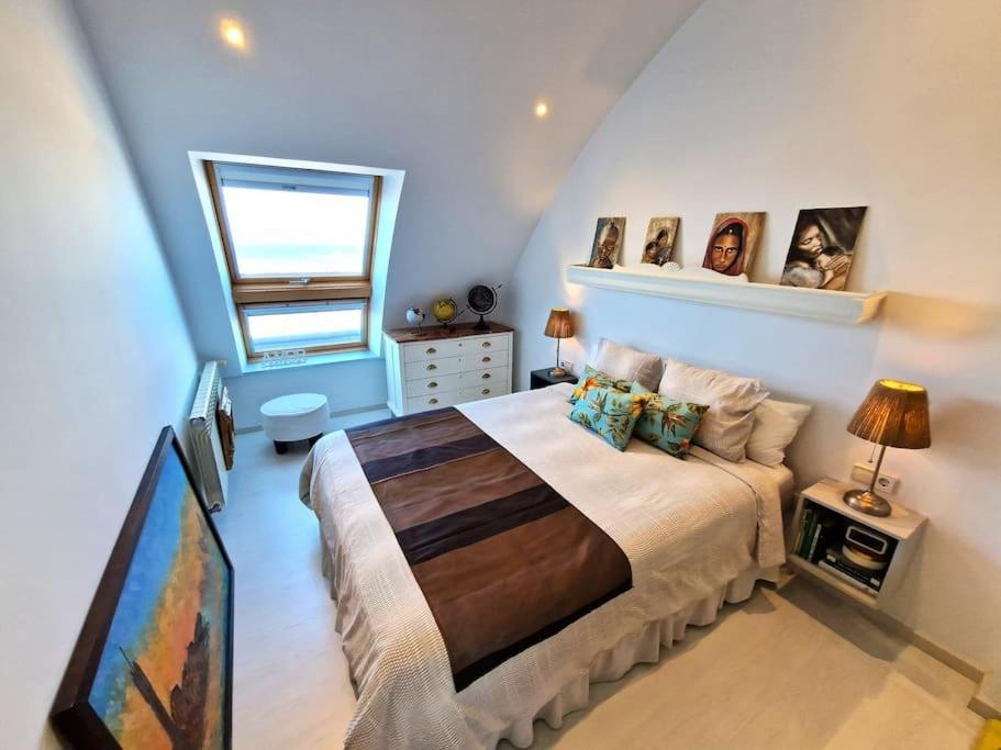Apartamento Deluxe Vistas Al Mar Burela Bagian luar foto