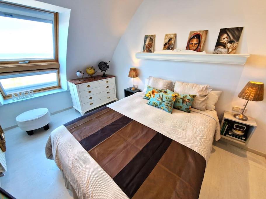 Apartamento Deluxe Vistas Al Mar Burela Bagian luar foto