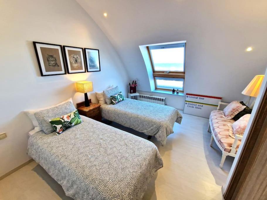 Apartamento Deluxe Vistas Al Mar Burela Bagian luar foto
