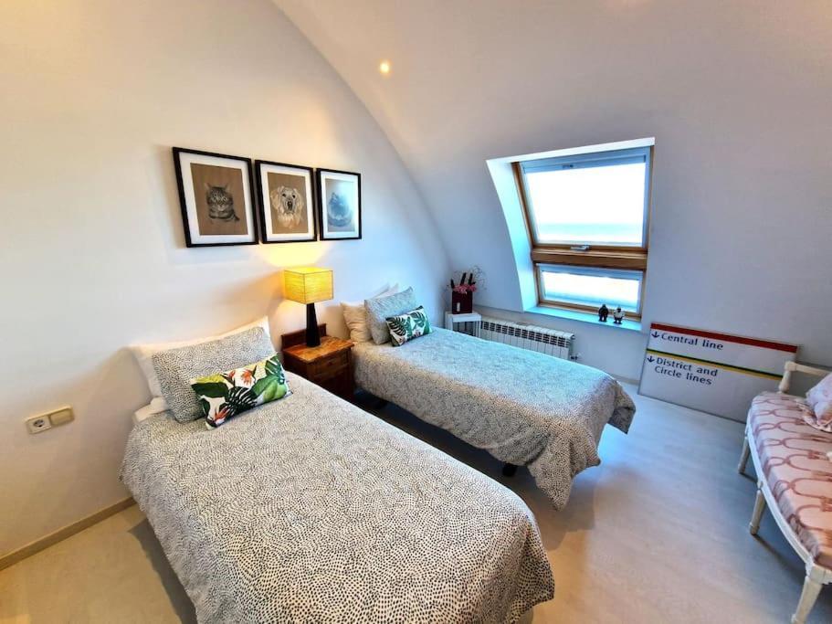 Apartamento Deluxe Vistas Al Mar Burela Bagian luar foto