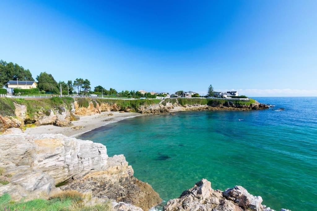 Apartamento Deluxe Vistas Al Mar Burela Bagian luar foto